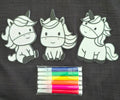 Unicorn Colouring in Kit