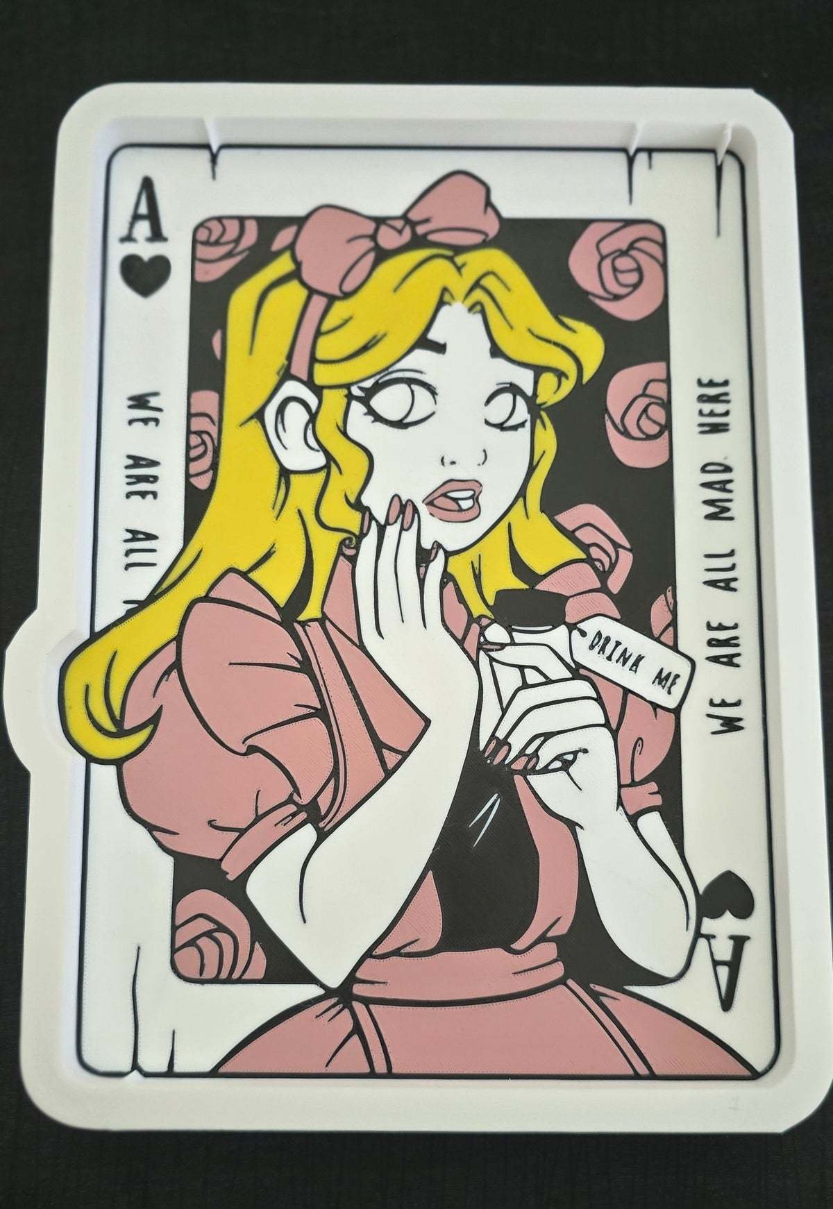 Dark Alice in wonderland XL Tray