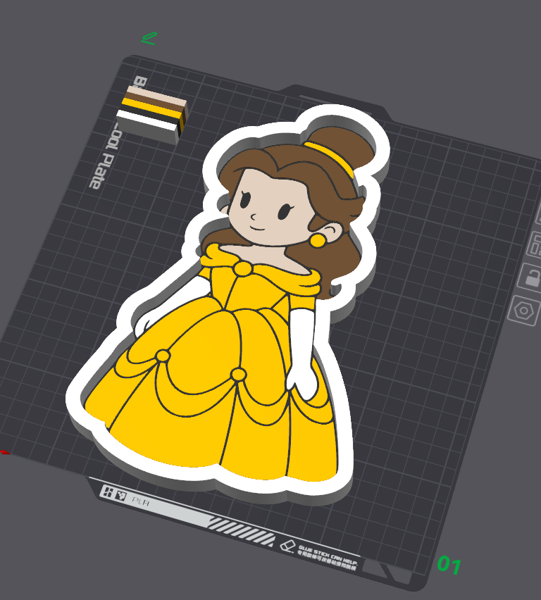 Belle Trinket tray ( Digital )