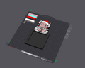 Christmas Highland Cow Sticky note Holder ( Digital )
